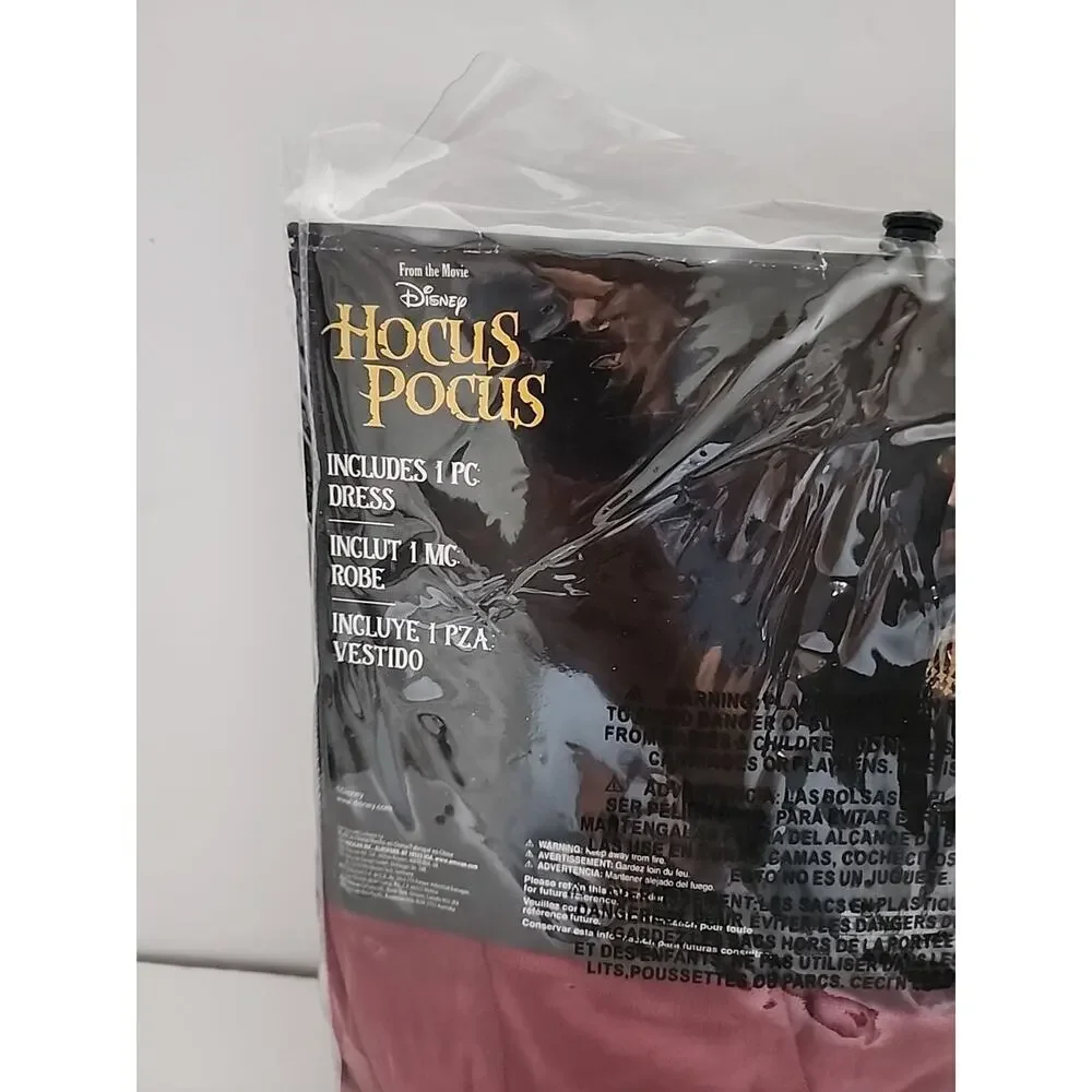 Party City Hocus Pocus Mary Sanderson Halloween Costume Girls L 12/14 NWT
